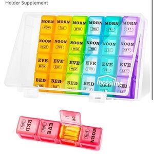 Colorful Weekly Pill Organizer